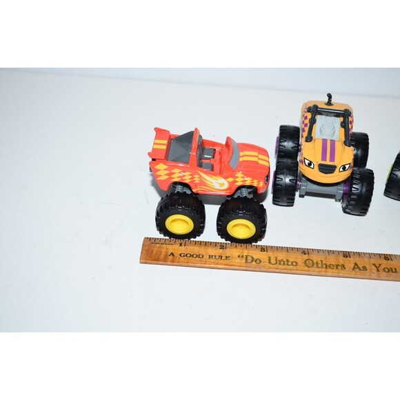 Checkered Blaze & the Monster Machines Die-Cast Zeg 3 pc lot trucks - Picture 3 of 7